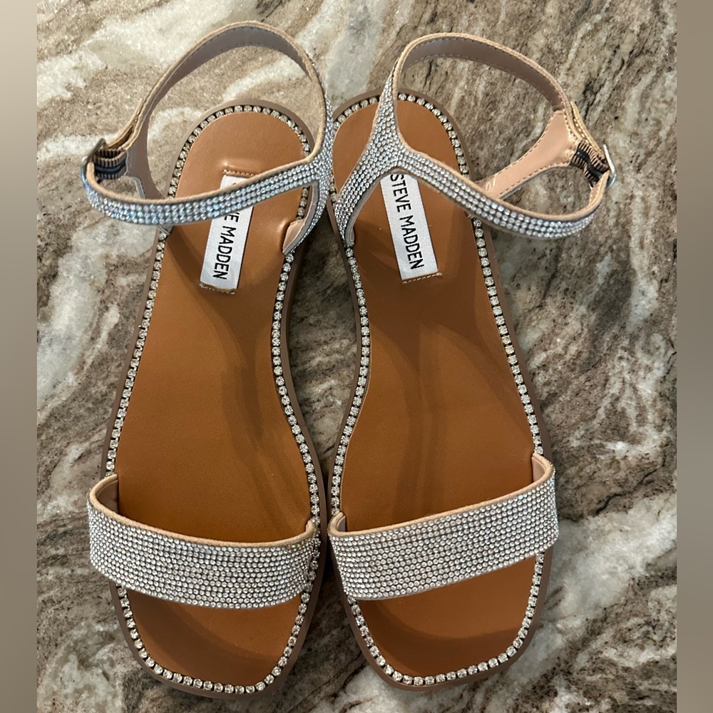 Steve Madden Sparkly Sandals 9.5